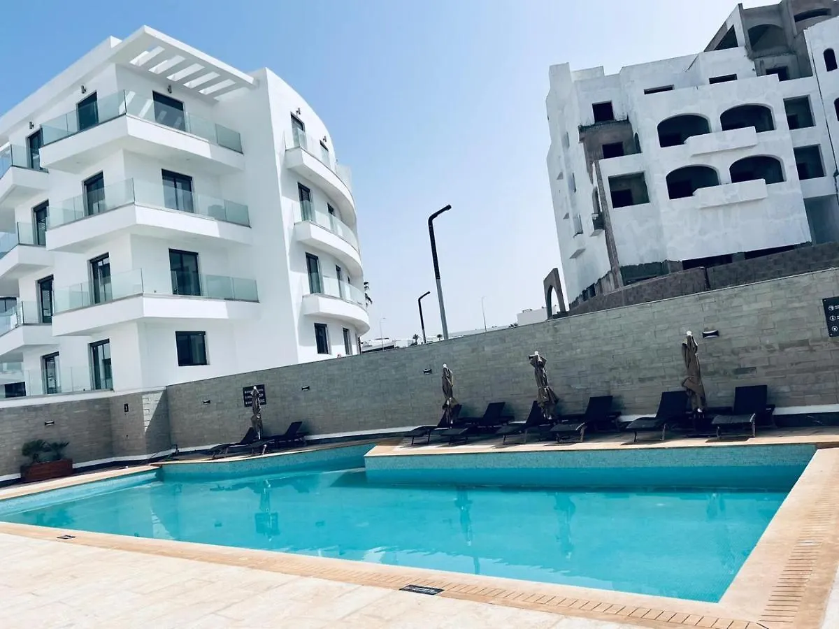 Bel Appartement Dans Une Residence Neuve A Proximite De La Plage Agádír Maroko
